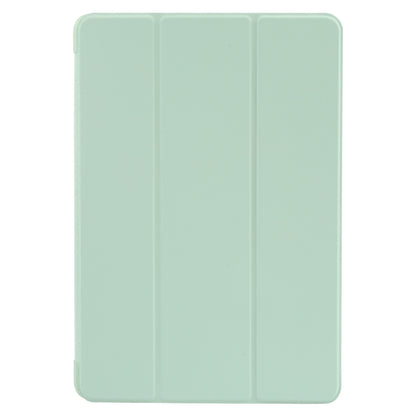 Shockproof 3-fold tablet case, mint green, closed folio back with panel lines