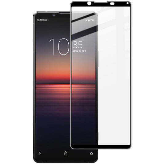 Full-screen tempered glass screen protector for smartphone, clear panel with cutouts