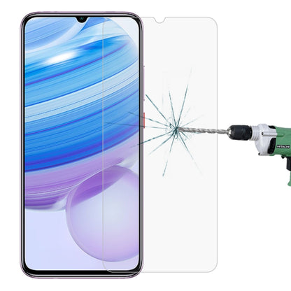 Half-screen tempered glass screen protector with rounded corners for Xiaomi Redmi 10X 4G