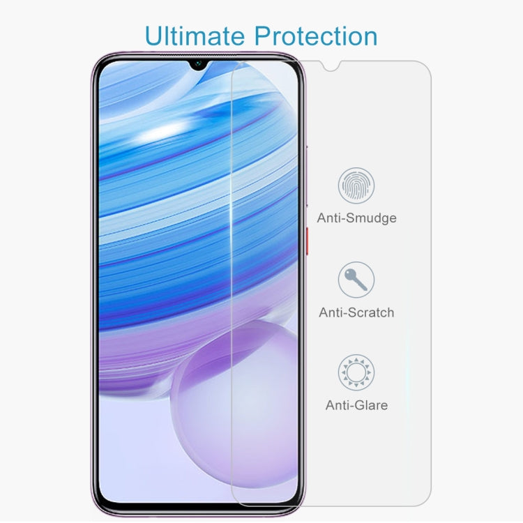 Half-screen tempered glass screen protector for Xiaomi Redmi 10X 4G, clear and smooth
