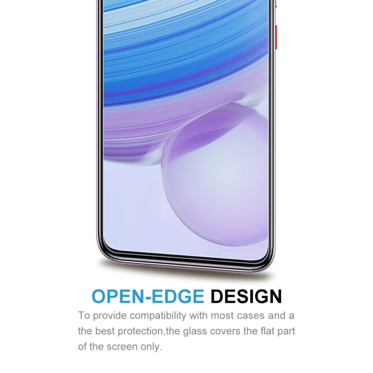 Half-screen tempered glass screen protector for Xiaomi Redmi 10X 4G with open-edge design