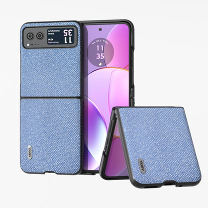 Sapphire blue diamond-edge phone case with two-panel foldable design