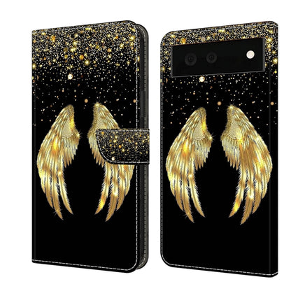 Black shockproof leather phone case with gold feather butterfly glitter graphic