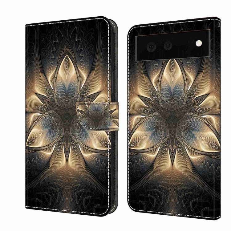 Gold and blue ornamental butterfly wallet phone case with folio strap and camera cutout