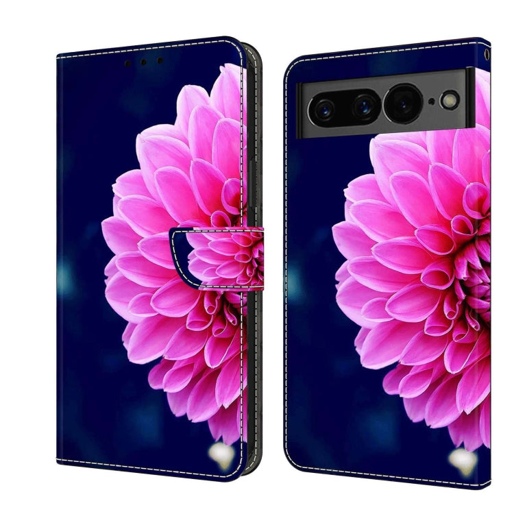 Leather-style phone wallet case with large pink flower and decorative butterfly print