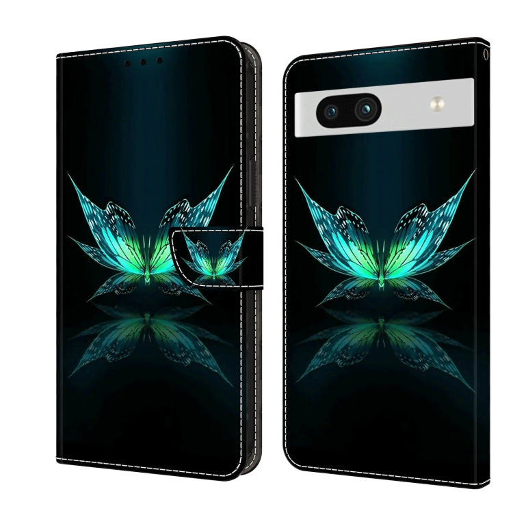 Blue butterfly 3D wallet phone case with magnetic clasp