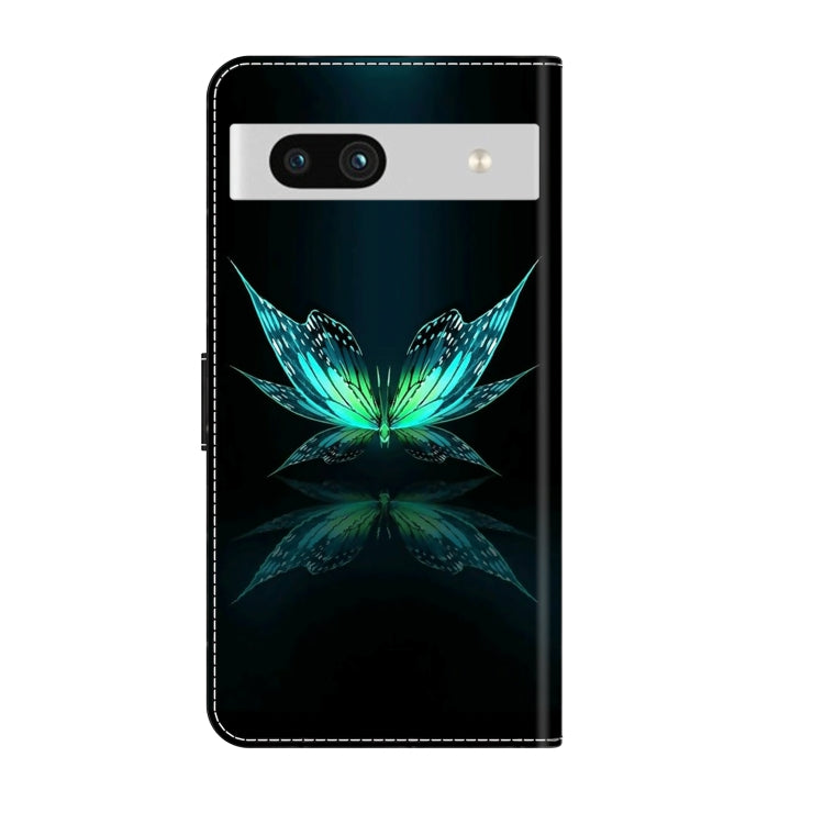 Blue butterfly 3D wallet phone case with camera cutout