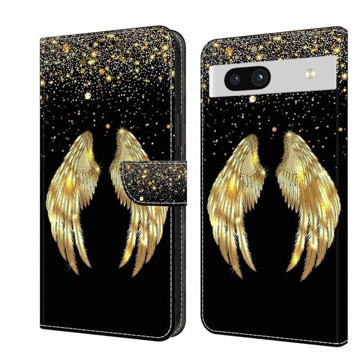 Black leather phone case with gold feather butterfly sparkle design, protective flip