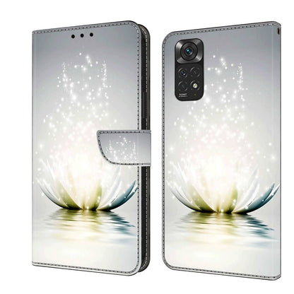 Light gray phone wallet case with glowing flower splash design and flip cover