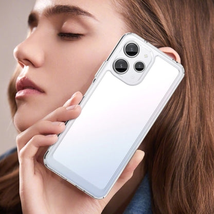 Clear phone case on a phone with camera cutouts