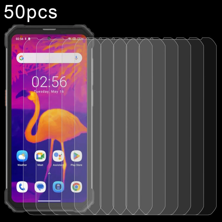 Pack of tempered glass screen protectors, 50-piece set for curved phone displays