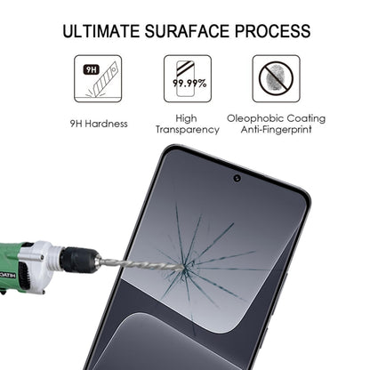 Tempered glass screen protector showing crack resistance on a smartphone display