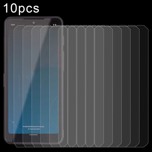 10-pack 9H tempered glass screen protector films for curved smartphone display