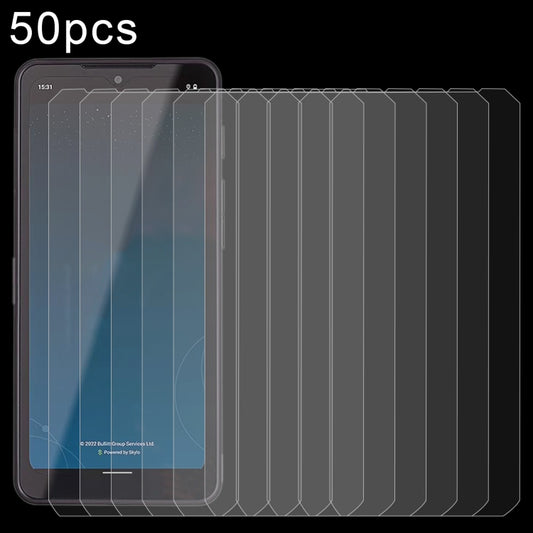 50-pack tempered glass screen protectors, 2.5D 9H, for curved phone screens