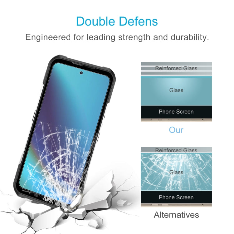 Reinforced tempered glass screen protector film for durable phone screen protection