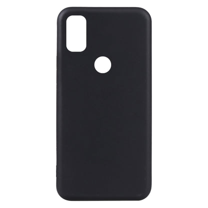 Black TPU phone case back with camera window and speaker cutout