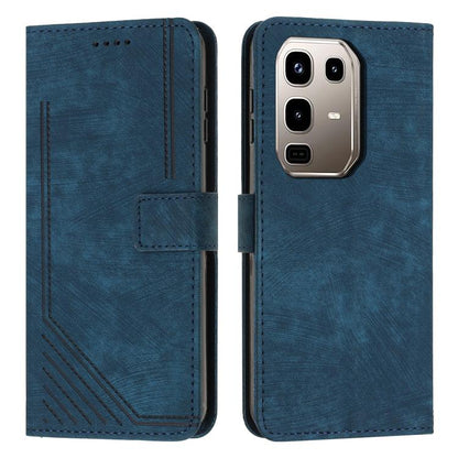 Skin Feel Stripe Pattern Leather Phone Case with Lanyard, For Infinix Hot 70 Pro 5G, For Infinix Hot 70 5G, For Infinix Note Edge 5G, For Infinix Smart 20 4G, For Infinix Note 60 / 60 Pro 5G, For Infinix Hot 60 4G / Hot 60i 4G, For Infinix Hot 60 Pro+ ...