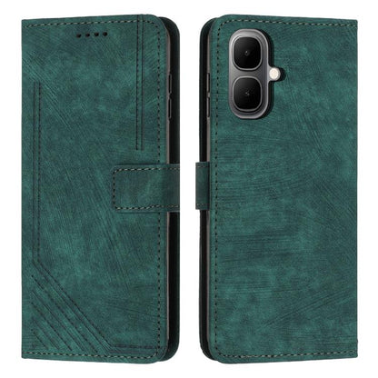 Skin Feel Stripe Pattern Leather Phone Case with Lanyard, For Infinix Hot 70 Pro 5G, For Infinix Hot 70 5G, For Infinix Note Edge 5G, For Infinix Smart 20 4G, For Infinix Note 60 / 60 Pro 5G, For Infinix Hot 60 4G / Hot 60i 4G, For Infinix Hot 60 Pro+ ...