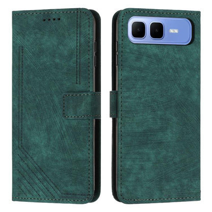 Skin Feel Stripe Pattern Leather Phone Case with Lanyard, For Infinix Hot 70 Pro 5G, For Infinix Hot 70 5G, For Infinix Note Edge 5G, For Infinix Smart 20 4G, For Infinix Note 60 / 60 Pro 5G, For Infinix Hot 60 4G / Hot 60i 4G, For Infinix Hot 60 Pro+ ...