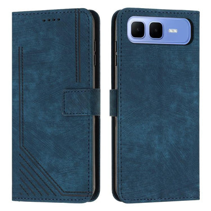 Skin Feel Stripe Pattern Leather Phone Case with Lanyard, For Infinix Hot 70 Pro 5G, For Infinix Hot 70 5G, For Infinix Note Edge 5G, For Infinix Smart 20 4G, For Infinix Note 60 / 60 Pro 5G, For Infinix Hot 60 4G / Hot 60i 4G, For Infinix Hot 60 Pro+ ...