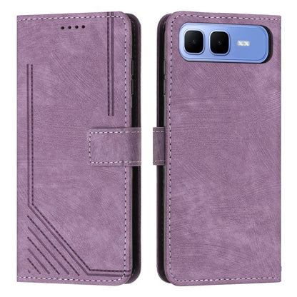 Skin Feel Stripe Pattern Leather Phone Case with Lanyard, For Infinix Hot 70 Pro 5G, For Infinix Hot 70 5G, For Infinix Note Edge 5G, For Infinix Smart 20 4G, For Infinix Note 60 / 60 Pro 5G, For Infinix Hot 60 4G / Hot 60i 4G, For Infinix Hot 60 Pro+ ...