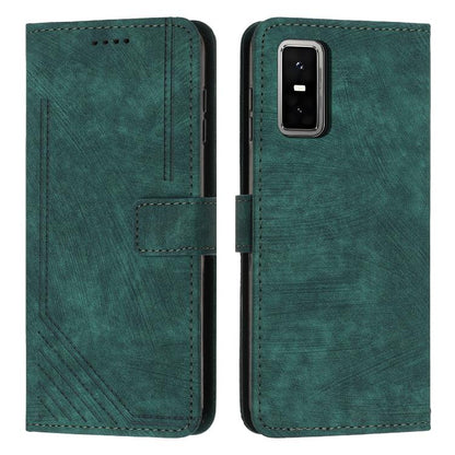 Skin Feel Stripe Pattern Leather Phone Case with Lanyard, For Infinix Hot 70 Pro 5G, For Infinix Hot 70 5G, For Infinix Note Edge 5G, For Infinix Smart 20 4G, For Infinix Note 60 / 60 Pro 5G, For Infinix Hot 60 4G / Hot 60i 4G, For Infinix Hot 60 Pro+ ...
