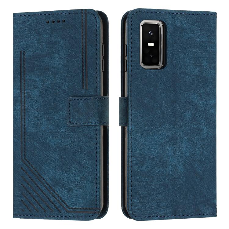 Skin Feel Stripe Pattern Leather Phone Case with Lanyard, For Infinix Hot 70 Pro 5G, For Infinix Hot 70 5G, For Infinix Note Edge 5G, For Infinix Smart 20 4G, For Infinix Note 60 / 60 Pro 5G, For Infinix Hot 60 4G / Hot 60i 4G, For Infinix Hot 60 Pro+ ...