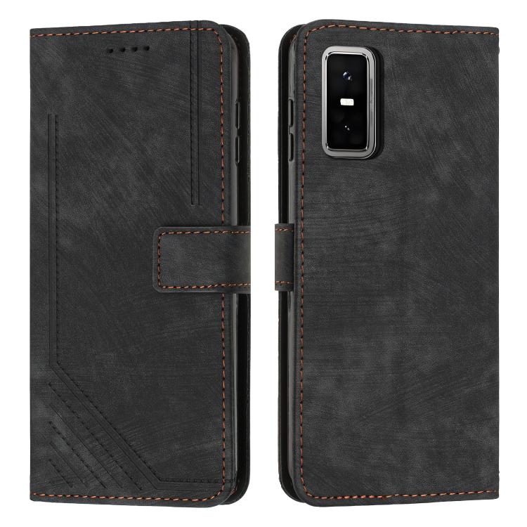 Skin Feel Stripe Pattern Leather Phone Case with Lanyard, For Infinix Hot 70 Pro 5G, For Infinix Hot 70 5G, For Infinix Note Edge 5G, For Infinix Smart 20 4G, For Infinix Note 60 / 60 Pro 5G, For Infinix Hot 60 4G / Hot 60i 4G, For Infinix Hot 60 Pro+ ...
