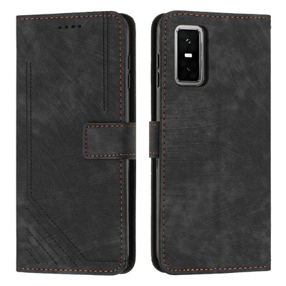 Skin Feel Stripe Pattern Leather Phone Case with Lanyard, For Infinix Hot 70 Pro 5G, For Infinix Hot 70 5G, For Infinix Note Edge 5G, For Infinix Smart 20 4G, For Infinix Note 60 / 60 Pro 5G, For Infinix Hot 60 4G / Hot 60i 4G, For Infinix Hot 60 Pro+ ...
