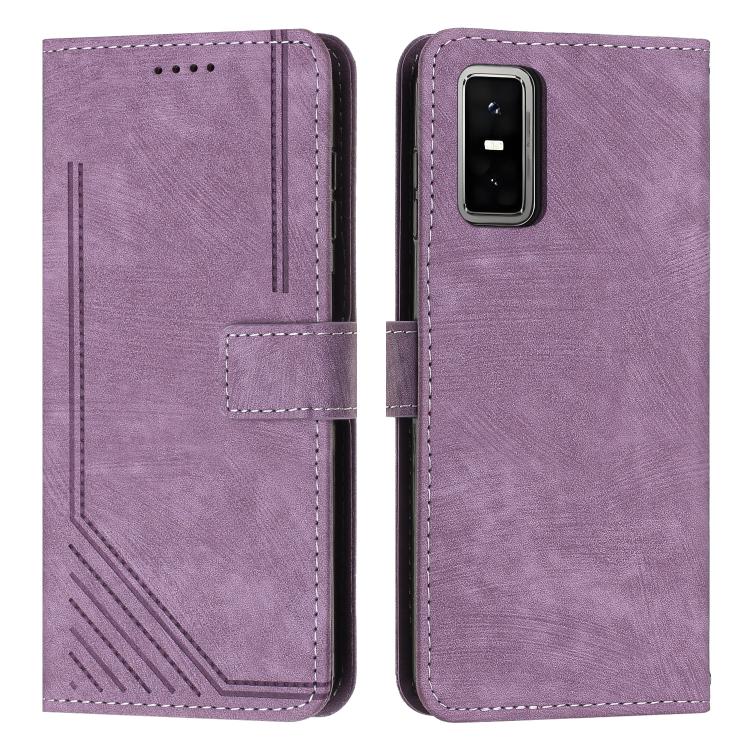 Skin Feel Stripe Pattern Leather Phone Case with Lanyard, For Infinix Hot 70 Pro 5G, For Infinix Hot 70 5G, For Infinix Note Edge 5G, For Infinix Smart 20 4G, For Infinix Note 60 / 60 Pro 5G, For Infinix Hot 60 4G / Hot 60i 4G, For Infinix Hot 60 Pro+ ...