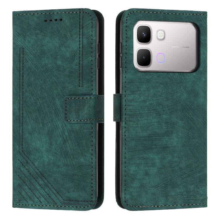 Skin Feel Stripe Pattern Leather Phone Case with Lanyard, For Infinix Hot 70 Pro 5G, For Infinix Hot 70 5G, For Infinix Note Edge 5G, For Infinix Smart 20 4G, For Infinix Note 60 / 60 Pro 5G, For Infinix Hot 60 4G / Hot 60i 4G, For Infinix Hot 60 Pro+ ...