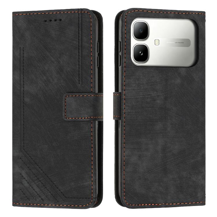 Skin Feel Stripe Pattern Leather Phone Case with Lanyard, For Infinix Hot 70 Pro 5G, For Infinix Hot 70 5G, For Infinix Note Edge 5G, For Infinix Smart 20 4G, For Infinix Note 60 / 60 Pro 5G, For Infinix Hot 60 4G / Hot 60i 4G, For Infinix Hot 60 Pro+ ...