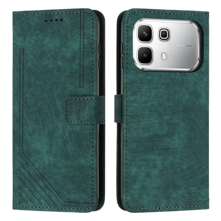 Skin Feel Stripe Pattern Leather Phone Case with Lanyard, For Infinix Hot 70 Pro 5G, For Infinix Hot 70 5G, For Infinix Note Edge 5G, For Infinix Smart 20 4G, For Infinix Note 60 / 60 Pro 5G, For Infinix Hot 60 4G / Hot 60i 4G, For Infinix Hot 60 Pro+ ...