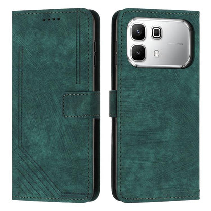 Skin Feel Stripe Pattern Leather Phone Case with Lanyard, For Infinix Hot 70 Pro 5G, For Infinix Hot 70 5G, For Infinix Note Edge 5G, For Infinix Smart 20 4G, For Infinix Note 60 / 60 Pro 5G, For Infinix Hot 60 4G / Hot 60i 4G, For Infinix Hot 60 Pro+ ...