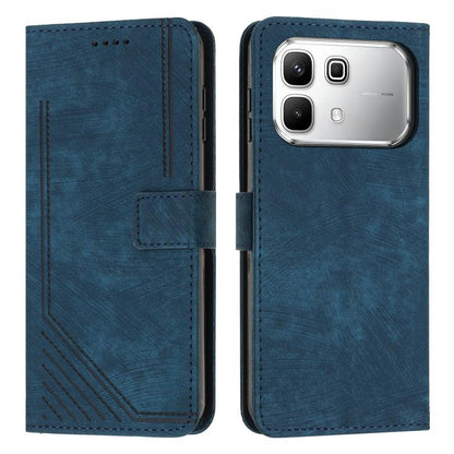 Skin Feel Stripe Pattern Leather Phone Case with Lanyard, For Infinix Hot 70 Pro 5G, For Infinix Hot 70 5G, For Infinix Note Edge 5G, For Infinix Smart 20 4G, For Infinix Note 60 / 60 Pro 5G, For Infinix Hot 60 4G / Hot 60i 4G, For Infinix Hot 60 Pro+ ...
