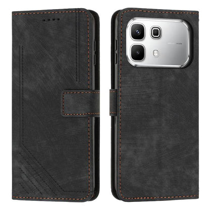 Skin Feel Stripe Pattern Leather Phone Case with Lanyard, For Infinix Hot 70 Pro 5G, For Infinix Hot 70 5G, For Infinix Note Edge 5G, For Infinix Smart 20 4G, For Infinix Note 60 / 60 Pro 5G, For Infinix Hot 60 4G / Hot 60i 4G, For Infinix Hot 60 Pro+ ...