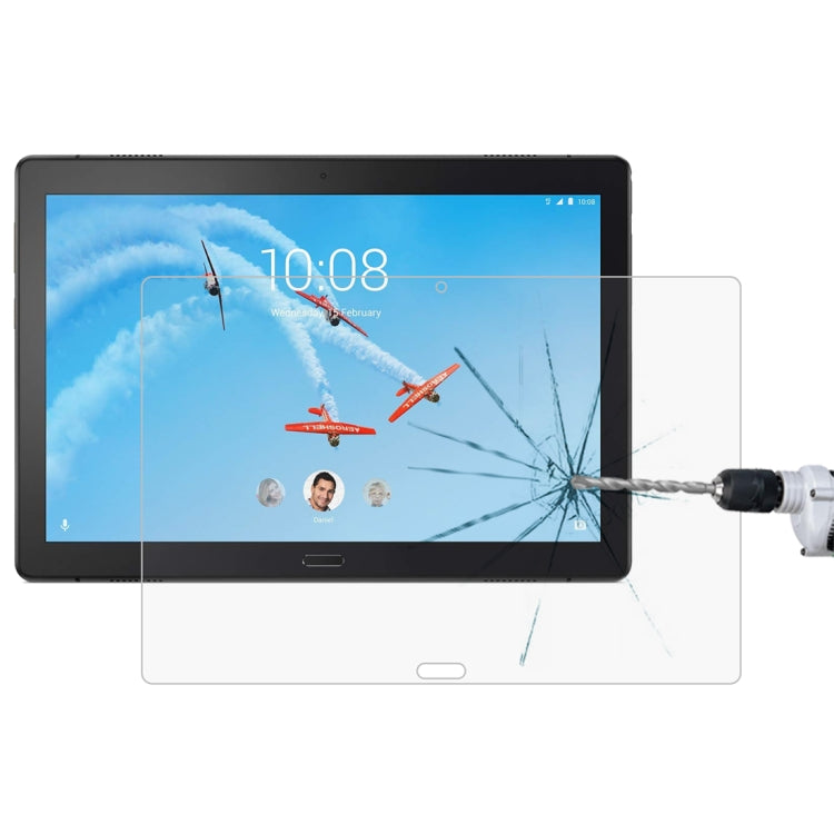 Tempered glass screen protector film for tablet, clear cover with rounded corners