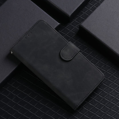 Black leather wallet-style phone case with card holder cutout