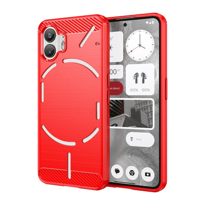 Carbon Fiber Brushed Texture TPU Phone Case, For Nothing Phone 4b, For Nothing Phone 4a Pro, For Nothing Phone 4a, For Nothing Phone 3a Lite, For Nothing Phone 3, For Nothing CMF Phone 2 Pro, For Nothing Phone 3a, For Nothing Phone 3a Pro              ...