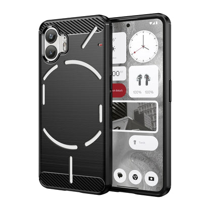 Carbon Fiber Brushed Texture TPU Phone Case, For Nothing Phone 4b, For Nothing Phone 4a Pro, For Nothing Phone 4a, For Nothing Phone 3a Lite, For Nothing Phone 3, For Nothing CMF Phone 2 Pro, For Nothing Phone 3a, For Nothing Phone 3a Pro              ...