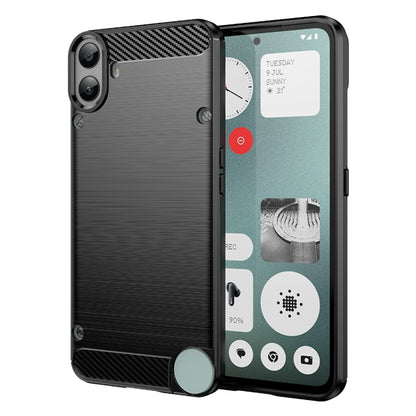 Carbon Fiber Brushed Texture TPU Phone Case, For Nothing Phone 4b, For Nothing Phone 4a Pro, For Nothing Phone 4a, For Nothing Phone 3a Lite, For Nothing Phone 3, For Nothing CMF Phone 2 Pro, For Nothing Phone 3a, For Nothing Phone 3a Pro              ...