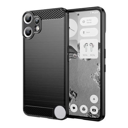 Carbon Fiber Brushed Texture TPU Phone Case, For Nothing Phone 4b, For Nothing Phone 4a Pro, For Nothing Phone 4a, For Nothing Phone 3a Lite, For Nothing Phone 3, For Nothing CMF Phone 2 Pro, For Nothing Phone 3a, For Nothing Phone 3a Pro              ...