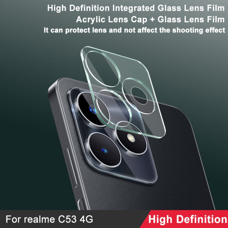 Clear glass lens film covering rear camera lenses on a smartphone
