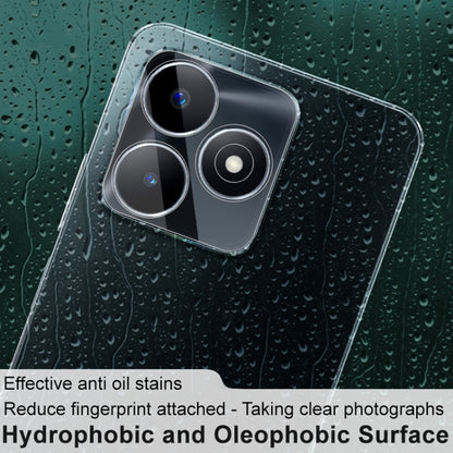 Hydrophobic clear glass lens film over smartphone camera lenses