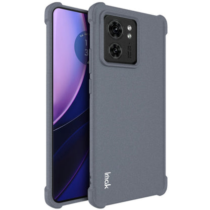 Matte grey TPU phone case with dual camera cutout and fitted side edges