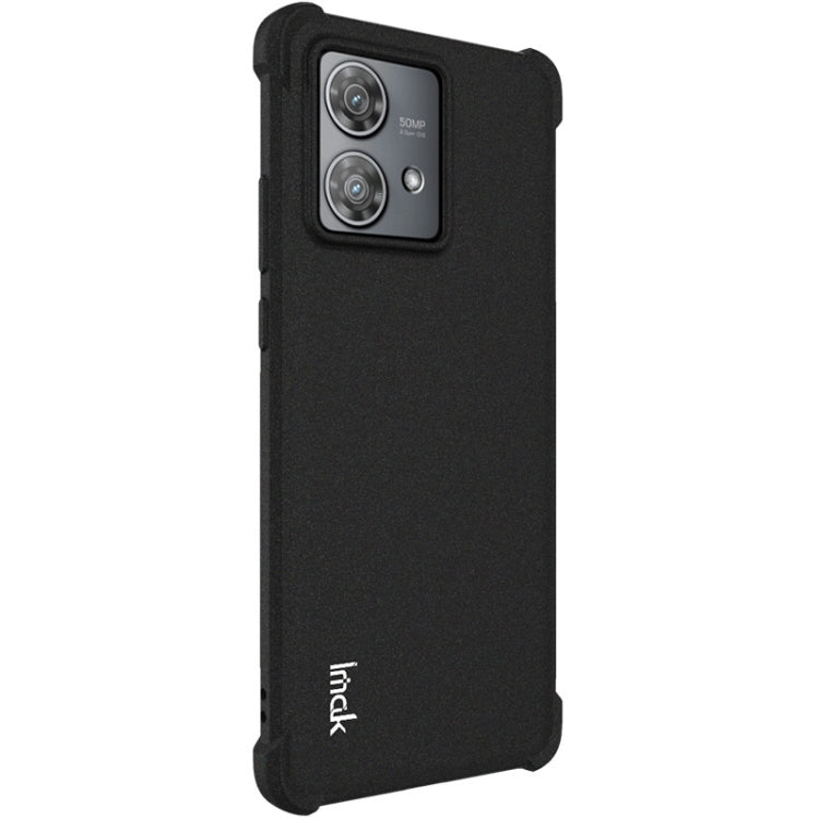 Matte black TPU phone case with built-in camera opening and grippy texture