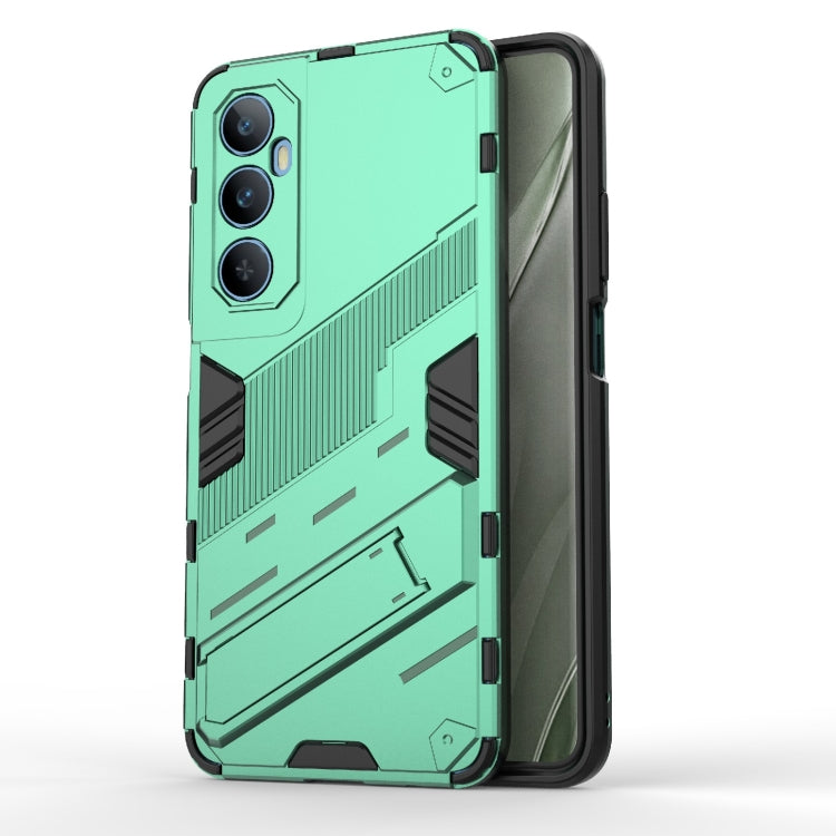 Mint green armored phone case with textured grip and shockproof bumper, for smartphone
