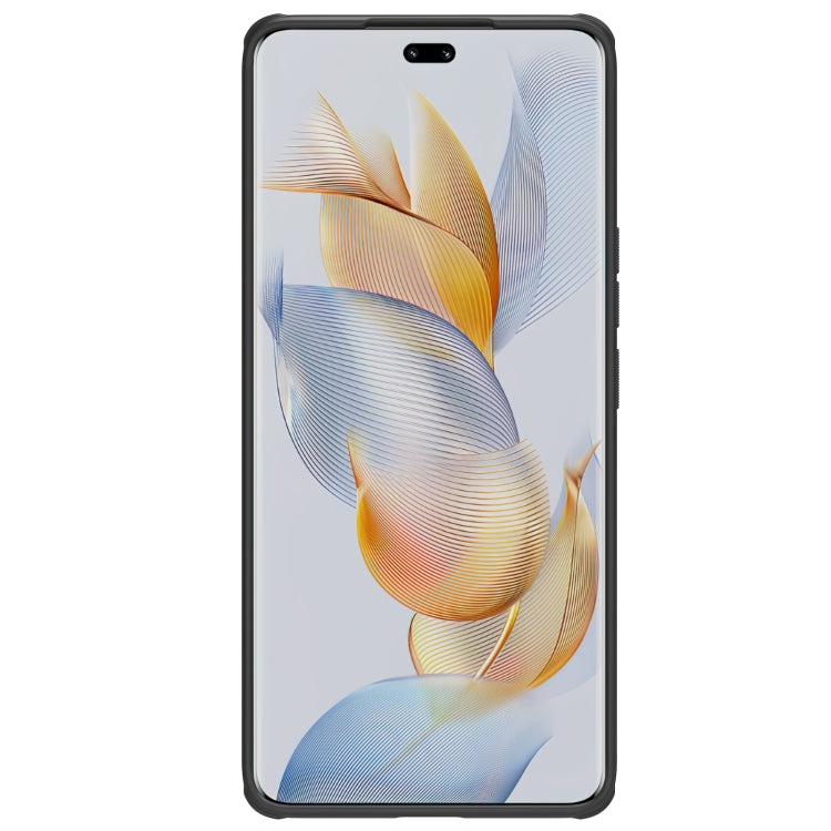 NILLKIN magnetic phone case with black frame and front lip, for Honor 90 Pro
