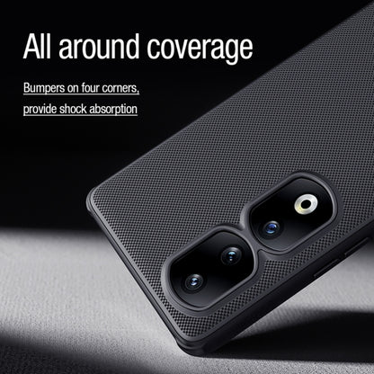 NILLKIN magnetic phone case, textured dark back with raised corner bumpers