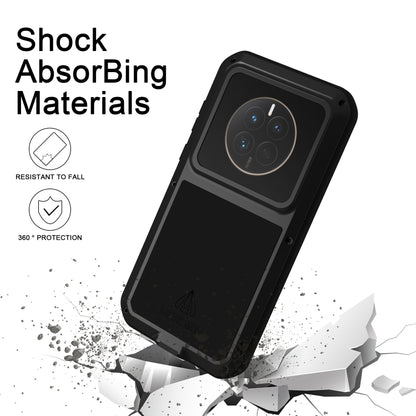 Black shockproof phone case with thick corners and large camera housing